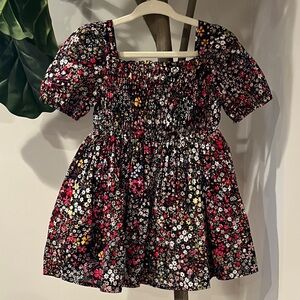 GAP Kids Floral Dress - Black and Red